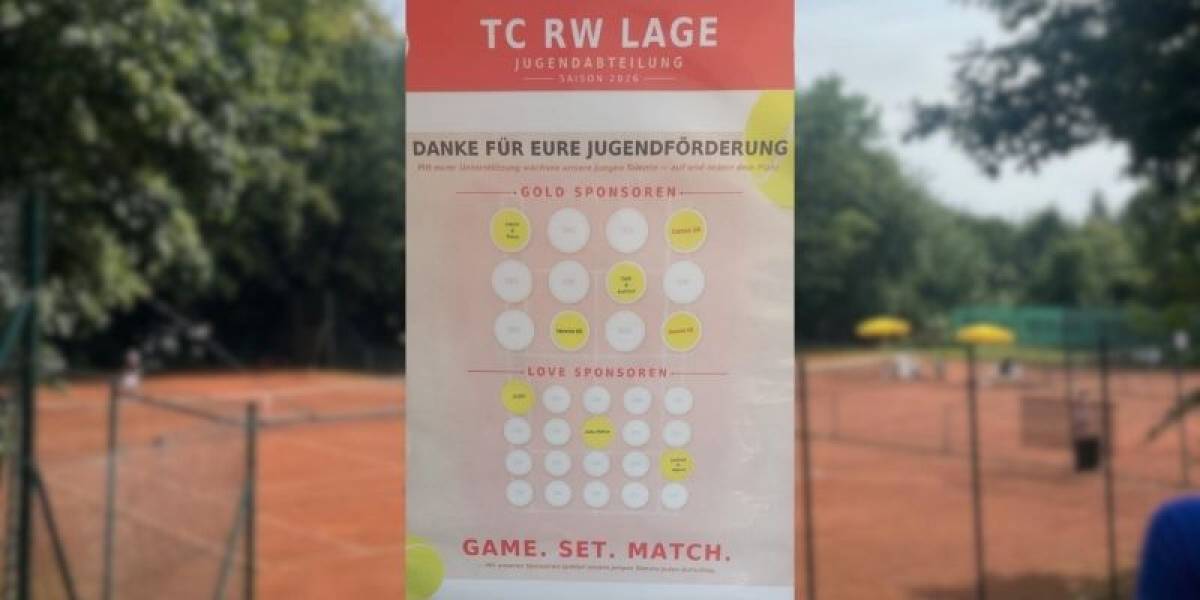 Gemeinsam für unsere Tennisjugend